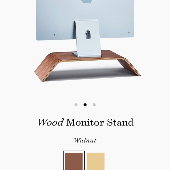 Grovemade Wood Computer Monitor Stand - Picture 2 of 4